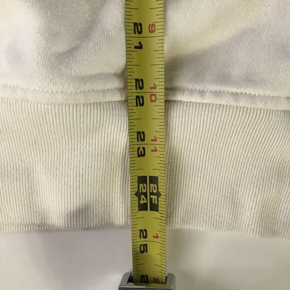 Gap Men’s 1/4  zip Ivory Frost pull over sweatshirt size large - Picture 8 of 15